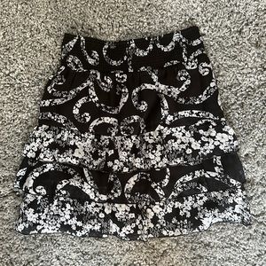 XXS WHBM layered ruffle skirt with elastic waistband